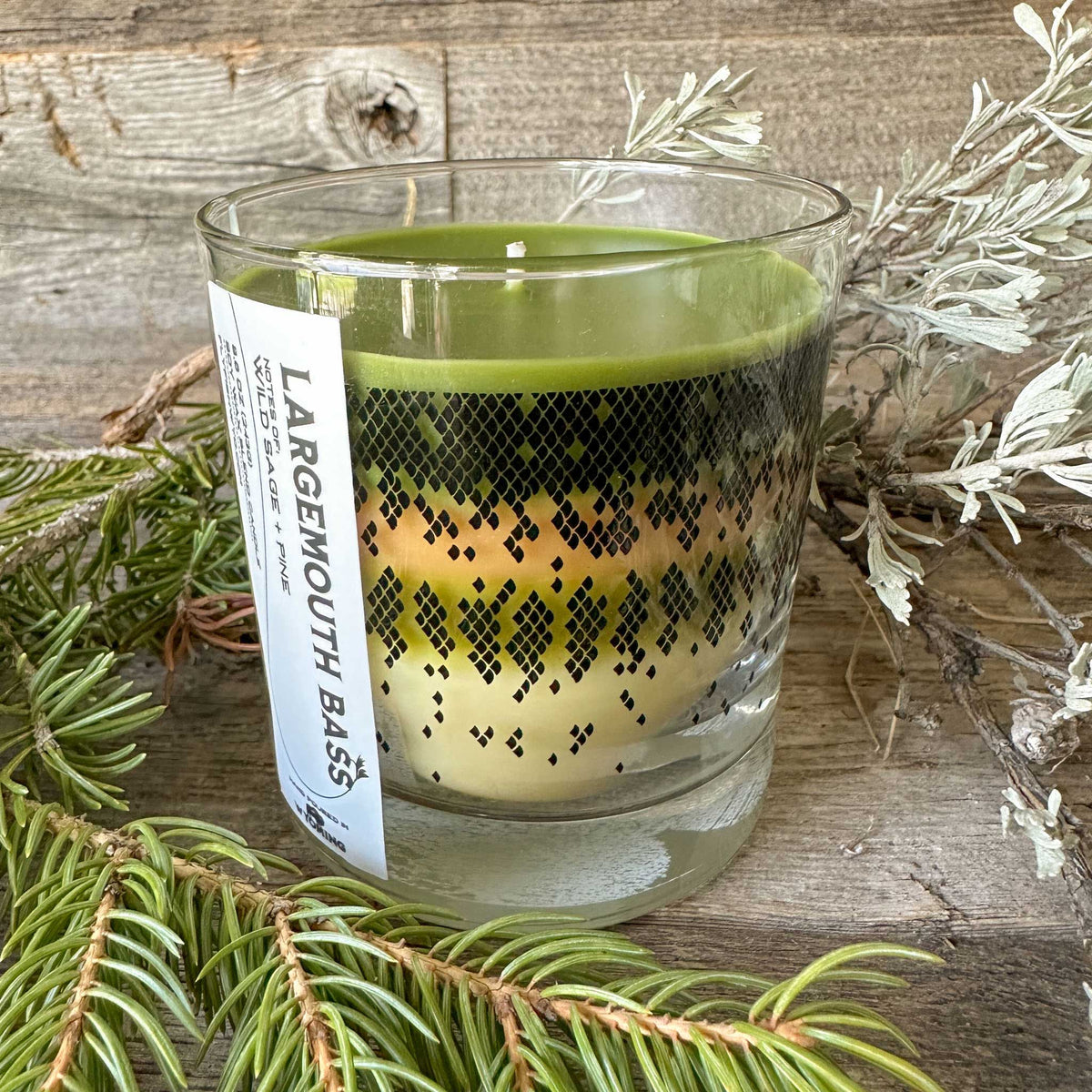 Wyoming Largemouth Bass Candle