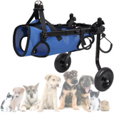 Sillas de ruedas ajustables para perros para patas traseras Carrito para silla de ruedas para perros para soporte de cadera Ayudas de movilidad para mascotas pequeñas Miembros traseros