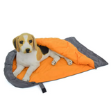 Dog Sleeping Bag Mat Waterproof Warm Large Portable Dog Bed with Storage Bag Indoor Outdoor Travel Camping Hiking Backpacking