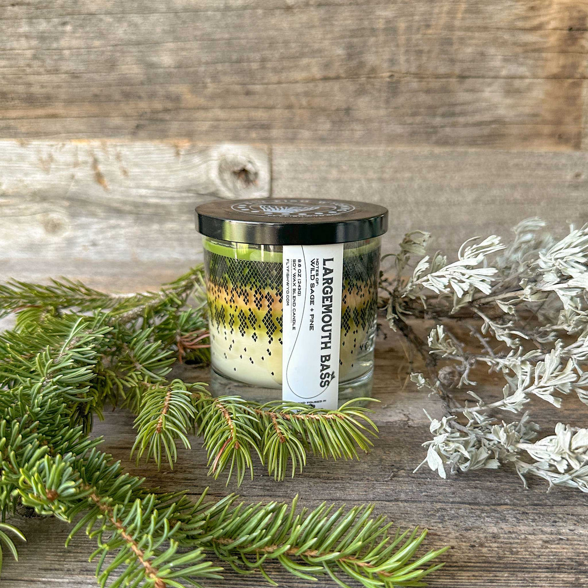 Wyoming Largemouth Bass Candle