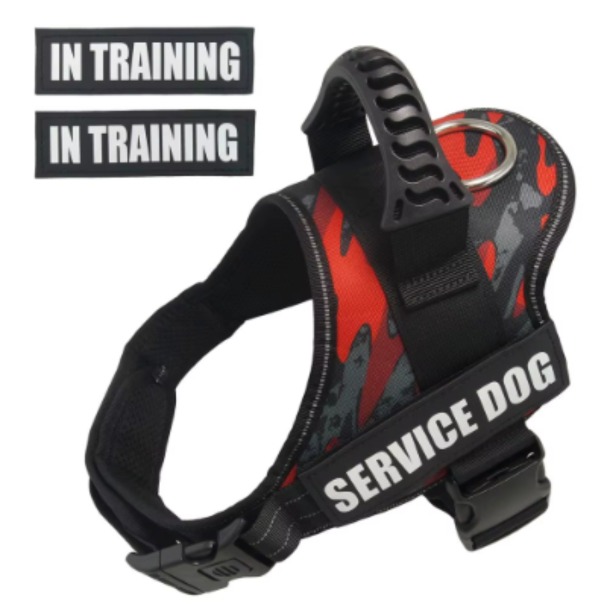 Favorite Pet Dog Harness Service Dog And Emotional Support Harness Vest With Removable Reflective Patches For Large Medium Puppy