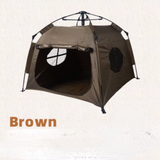 Pet tent, outdoor home, fully automatic folding cat and dog shelter, rain and sun protection, portable car Camping Tent