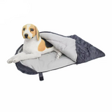 Dog Sleeping Bag Mat Waterproof Warm Large Portable Dog Bed with Storage Bag Indoor Outdoor Travel Camping Hiking Backpacking