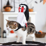 Pet Halloween Costume Funny Knight Sadako Dog Dog Clothes