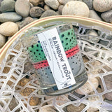 Wyoming Rainbow Trout Pattern Candle