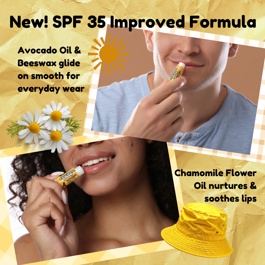 Chicken Poop® SPF 35 SUNSCREEN Lip Balm, 24ct CHICKEN