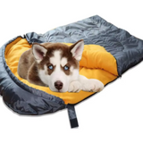 Dog Sleeping Bag Mat Waterproof Warm Large Portable Dog Bed with Storage Bag Indoor Outdoor Travel Camping Hiking Backpacking