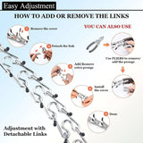 Choke Collar for Dogs, Reflective Covered Dog Spike Pinch Collar, Adjustable Dog Training Collar Buckle for Small Large Dogs