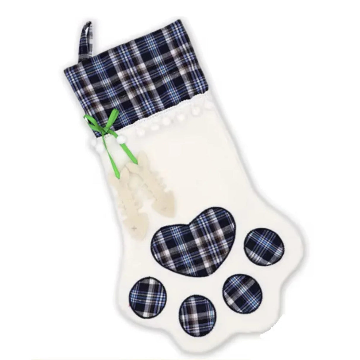 Christmas Stockings Christmas Decoration Gifts for Family, Santa, Holiday, Pet, Dog Paw Stockings