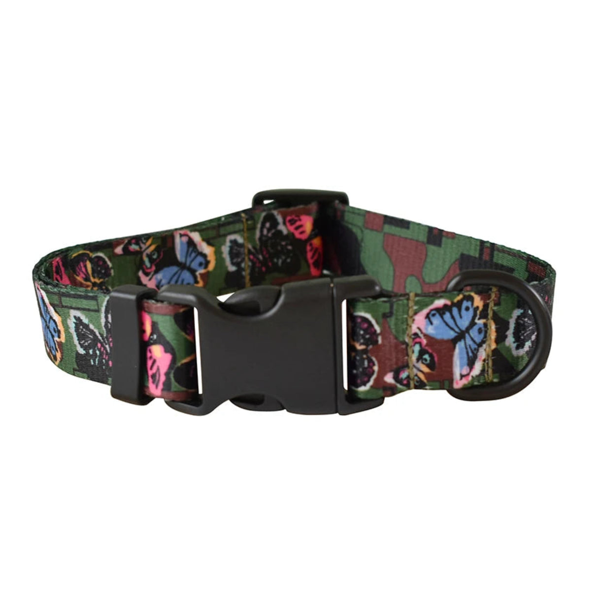 Collar de perro con estampado de nailon de 15 tipos de colores, collar ajustable para perros, productos para mascotas, placa de identificación grabada personalizada, suministros para mascotas 