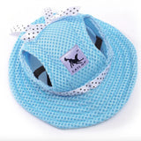 Gorro para mascotas, perros y gatos, transpirable, de verano, de tela de malla, de lona, ​​para perros pequeños, medianos y gatos, productos para mascotas