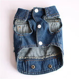 Spring Denim Dog Vest Shih Tzu Clothes for Small Dogs Yorkshire Terrier Puppy Jeans Jacket for Chihuahua Apparel Cat Clothes