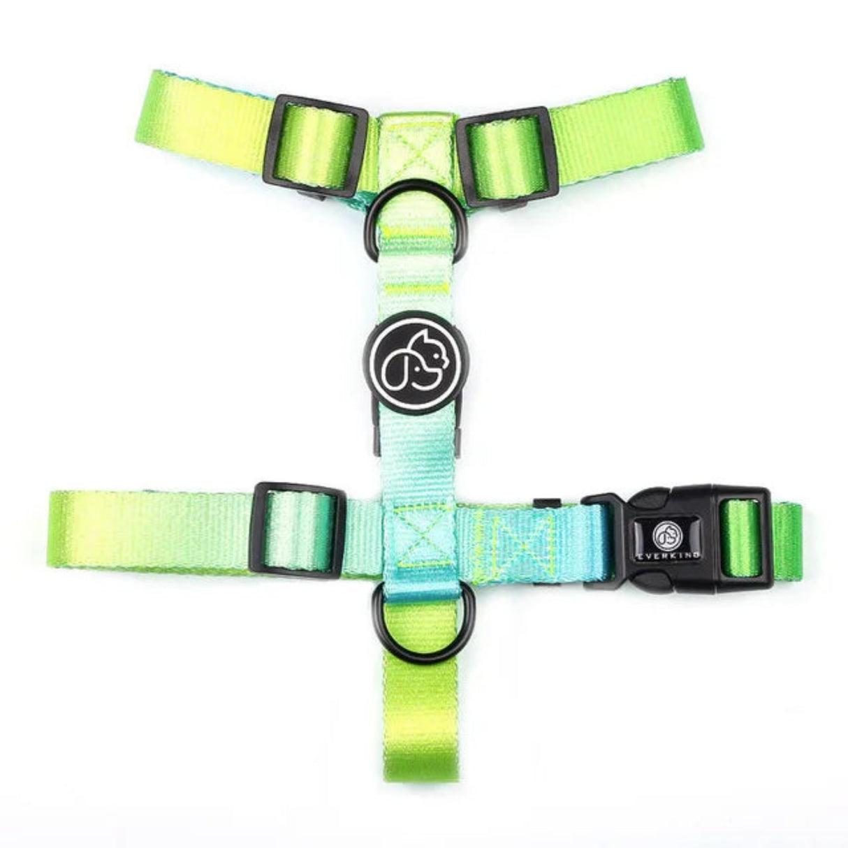 Fashion Gradient Color Dog Collar Leash Harness Pet Products Chain Small Dog Medium Large Fitting Spring Summer Autumn