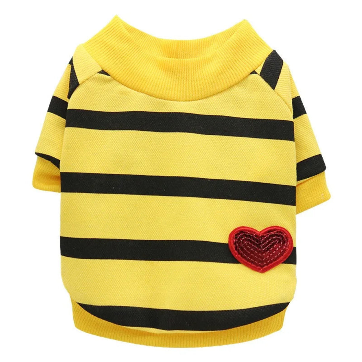 Pet Clothes Sweater Small Dog Costume Stripe Heart Clothing Pullover Hoodies Pet Shirt for Chihuahua French Bulldog Puppy Coat