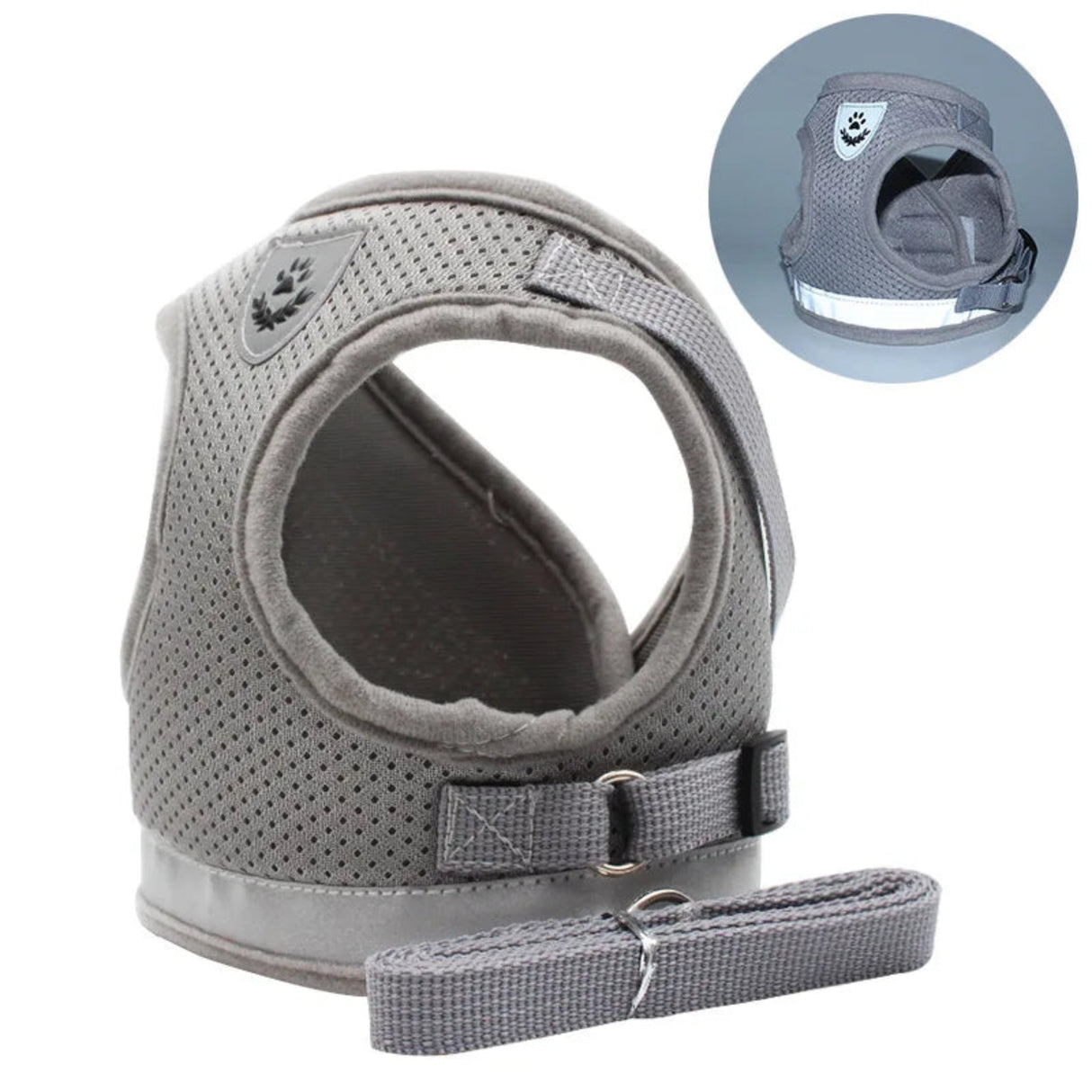 Breathable Cat Harness And Leash Escape Proof Pet Clothes Kitten Puppy Dogs Vest Adjustable Easy Control Reflective Cat Harness