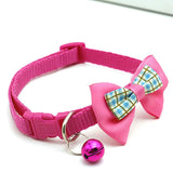 Pet Bell Collar Cat Collar Dog Bell Collar Multicolor Bows Collar Bell Collar Adjustable