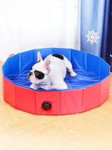 Pet Bathtub Foldable Swimming Pool Dog Bathtub Large Dog Special Drainage Bathtub Heightened Swimming Pool Cat