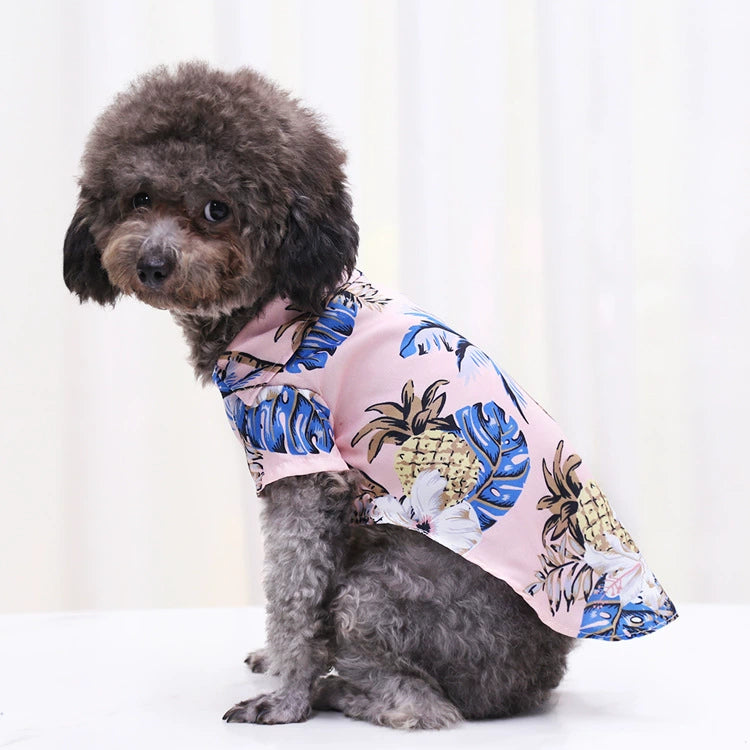 T-shirt Pineapple Hawaiian Golden Retriever K-style Dog