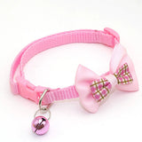 Pet Bell Collar Cat Collar Dog Bell Collar Multicolor Bows Collar Bell Collar Adjustable