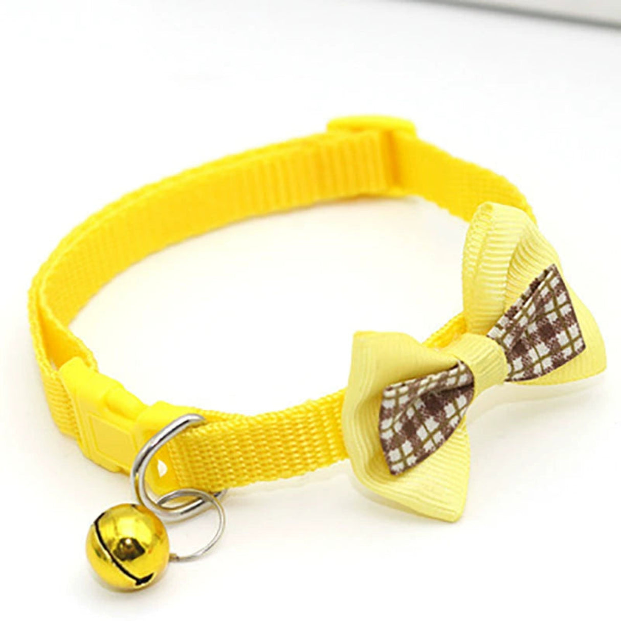 Pet Bell Collar Cat Collar Dog Bell Collar Multicolor Bows Collar Bell Collar Adjustable