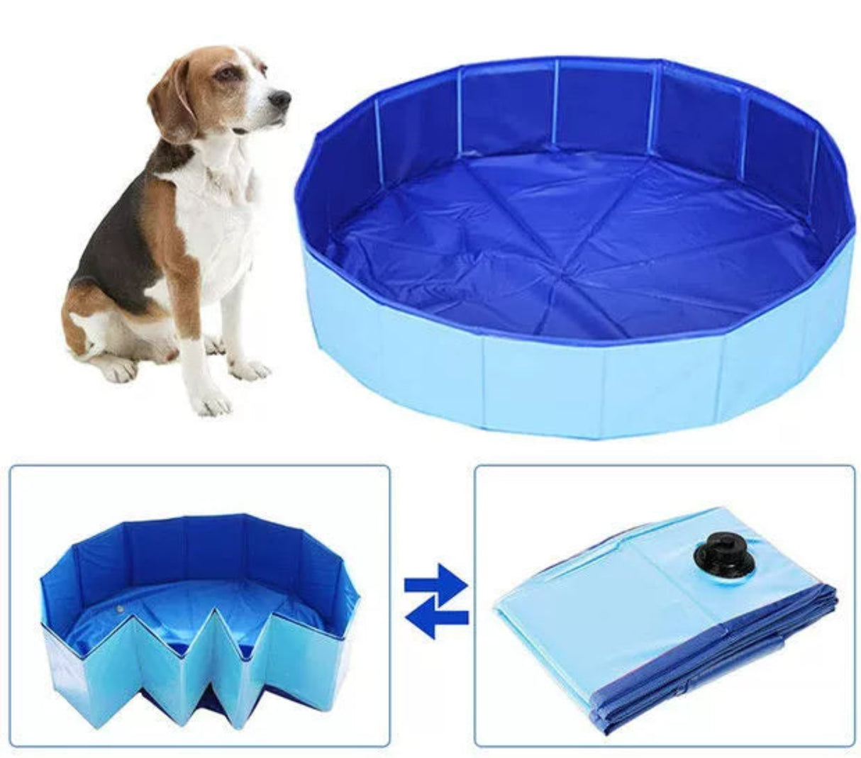 Bañera para perros Bañera plegable para perros Bañera para perros medianos y grandes Bañera especial para perros Golden Retriever Piscina Bañera Barril