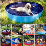 Pet Bathtub Foldable Swimming Pool Dog Bathtub Large Dog Special Drainage Bathtub Heightened Swimming Pool Cat