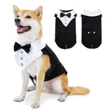 Bows Suit Small and Medium-Sized Dogs Golden Retriever Formal Dress Dog