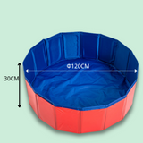 Pet Bathtub Foldable Swimming Pool Dog Bathtub Large Dog Special Drainage Bathtub Heightened Swimming Pool Cat