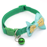 Pet Bell Collar Cat Collar Dog Bell Collar Multicolor Bows Collar Bell Collar Adjustable