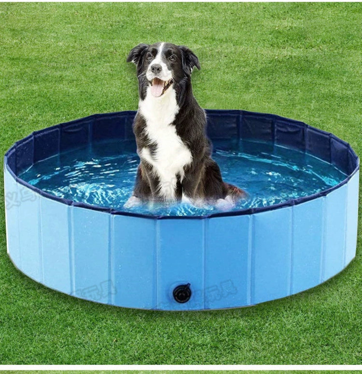 Bañera para perros Bañera plegable para perros Bañera para perros medianos y grandes Bañera especial para perros Golden Retriever Piscina Bañera Barril