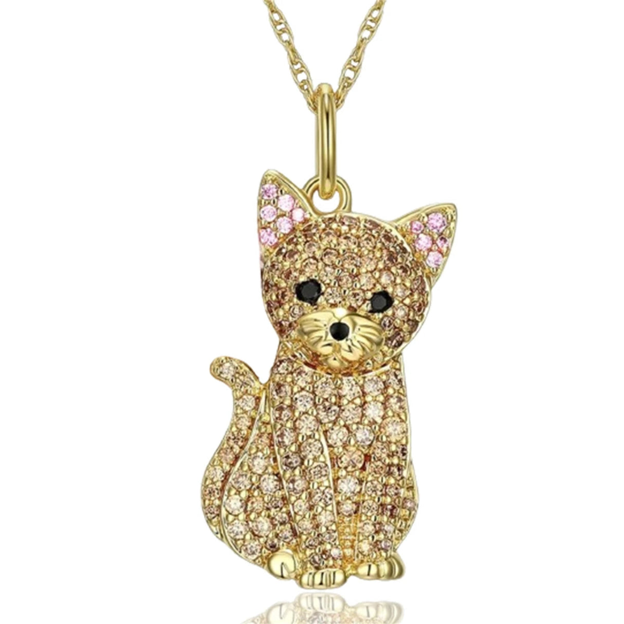 Creative and Handsome Maine Coon Cat Pendant Necklace for Women Exquisite Pet Kitten Jewelry Accessories Cat Lovers Holiday Gift