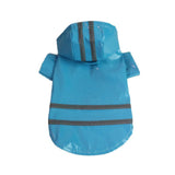 Abrigo de lluvia de verano para exteriores para cachorros y mascotas, chaquetas impermeables con capucha de tallas S a XL, impermeable de PU para perros, ropa, impermeable para perros pequeños 