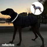 Chaleco de invierno para mascotas, chaqueta cálida para perros, ropa resistente al viento, abrigo para mascotas 