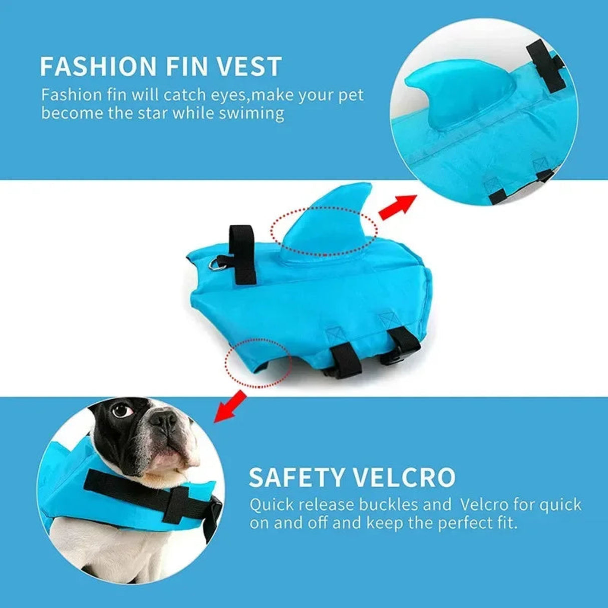 Dog Life Vest Summer Shark Pet Life Jacket Dogs Swimwear Lifeguard Dog Life Jacket Floating Preserver For Swimming Suit