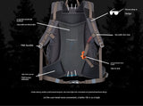 Aione Suspension Hiking Backpack Men and Women Riding Outdoor