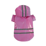 Abrigo de lluvia de verano para exteriores para cachorros y mascotas, chaquetas impermeables con capucha de tallas S a XL, impermeable de PU para perros, ropa, impermeable para perros pequeños 