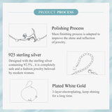 WOSTU Solid 925 Sterling Silver Cute Cat Dog Bracelet For Women Pet Paw Links Girl dachshund Charm Chains Daughter Birthday Gift