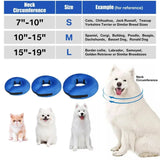 Protective Inflatable Collar for Dogs Cats After Surgery Soft Recovery Collar Not Block Vision Small Medium Large Pet Supplies