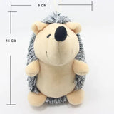 Juguetes de peluche suaves de erizo para perros pequeños y grandes, juguete interactivo con sonido chirriante, juguete resistente a mordeduras, accesorios para mascotas 