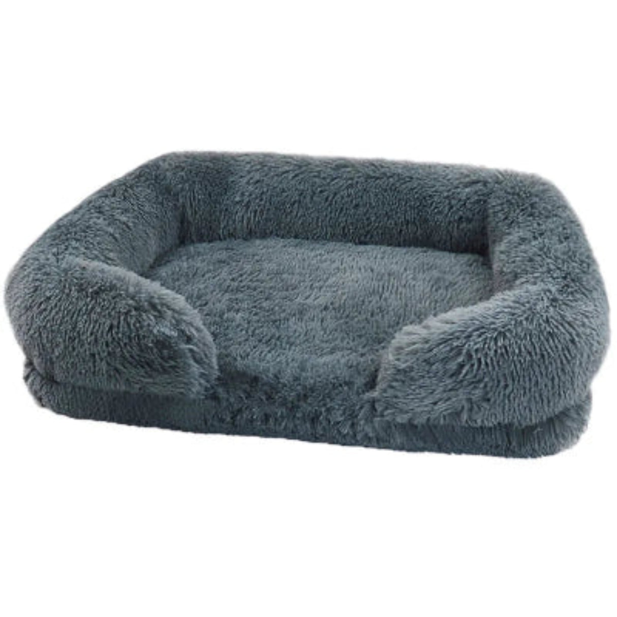 Cama grande para perros Cama de felpa para perros Cama para mascotas de invierno con almohadilla gruesa Sofá cama para perros Almohadilla extraíble Perrera cuadrada para perros pequeños y grandes