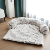 Washable Pet Sofa Dog Bed Calming Bed For Large Dogs Sofa Blanket Winter Warm Cat Bed Mat Couches Car Floor Furniture Protector