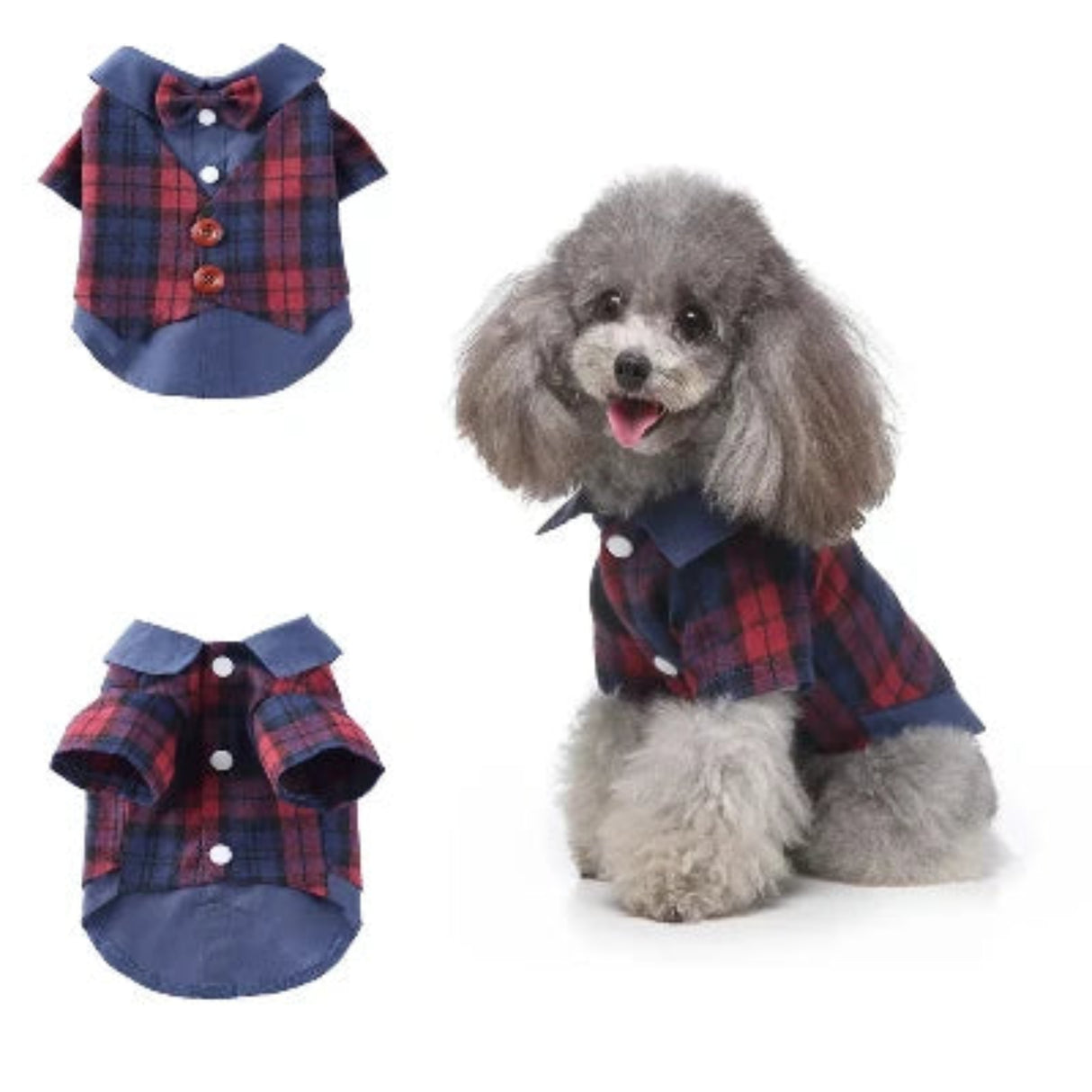 Ropa para perros de caballero, traje de boda para perros, lindo frac, traje para mascotas, esmoquin a rayas para perros, pajarita, disfraz de bulldog francés para Halloween 