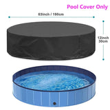 Dog Swimming Pool or Pool Cover Portable Plastic Pool Grooming Tub Bathing Scratch Resistance Pet Pools Bathtub for Large Dogs