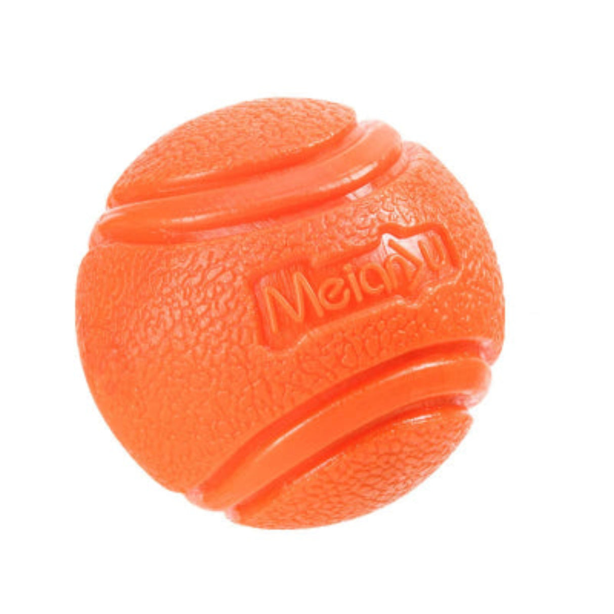 Pet Dog Toy Bouncy Ball Bite-Resistant Solid Ball Rubber Chewing Toy Outdoor Throwing Retrieve Dog Training Supplies