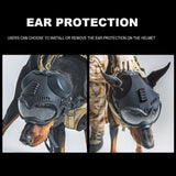 Tactical Dog Training K9 Helmet Military Hunting Large Dog Patrol Dogs Sheepdog Pet Motorcycle Protective Helmet with Goggles