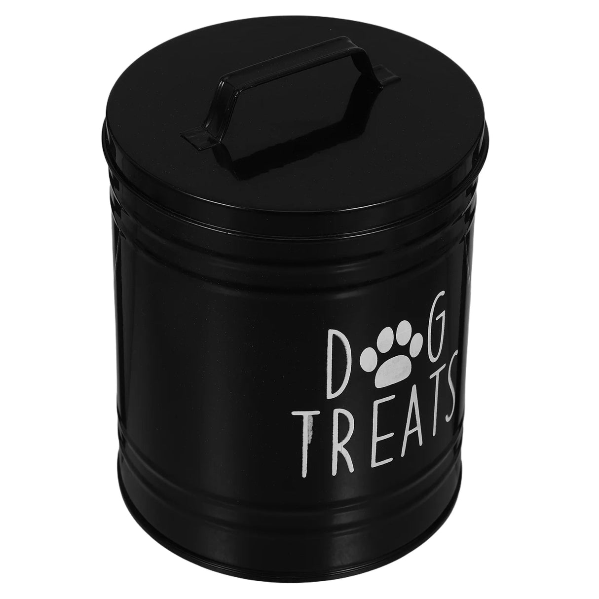 Dog Food Storage Container with Lid Airtight Metal Dog Treat Bucket for Kitchen Counter Pet Dry Food Grain Storage Barrel Grain