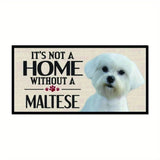 Pet Lover Wooden Sign,Dog Wooden Plaque Hanging Art Lovely Puppy Decor Dog Painting Wall Pediments Door Fence Home Decoration