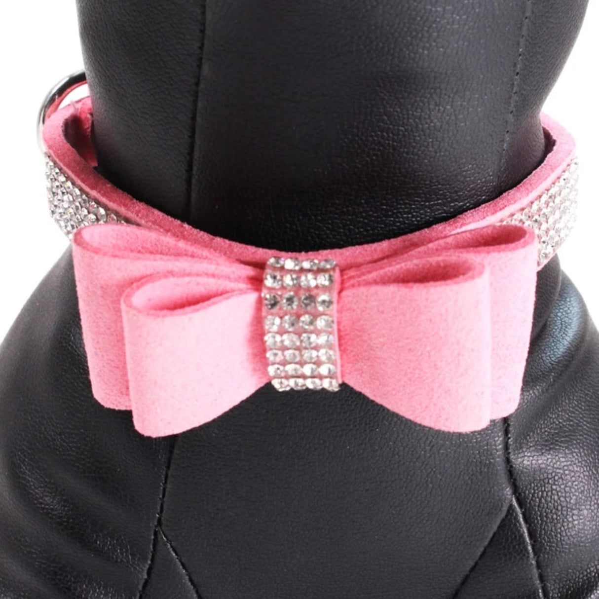Colorful Collar Crystal-Dog Collar with Bow-Tie Rhinestone Puppy Collars Bling for Small Dogs/Cats Gift Present for Pets