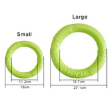 Dog Toys Pet Flying Discs EVA Dog Training Ring Puller Resistant Toys For Dogs Floating Puppy Bite Ring Toy Interactive