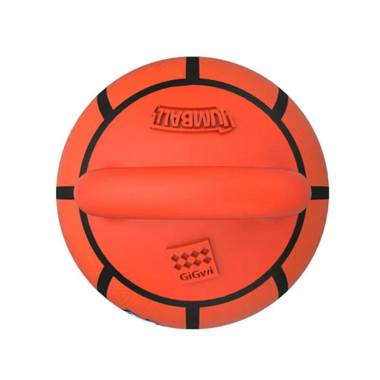 Pet Dog Toy Ball Bite-Resistant Basketball Rubber Handle Indestructible, Large and Small Dog Training Interactive Game Ball Toy